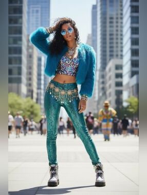 7 for all mankind coated python pants size 30